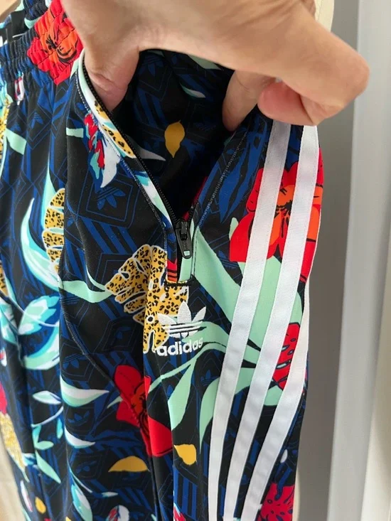 Adidas Original X HER London track pants with side zip hem - Picture 6 of 9